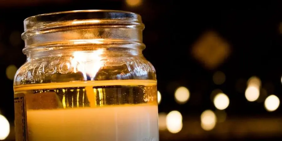Candle in Glass Jar